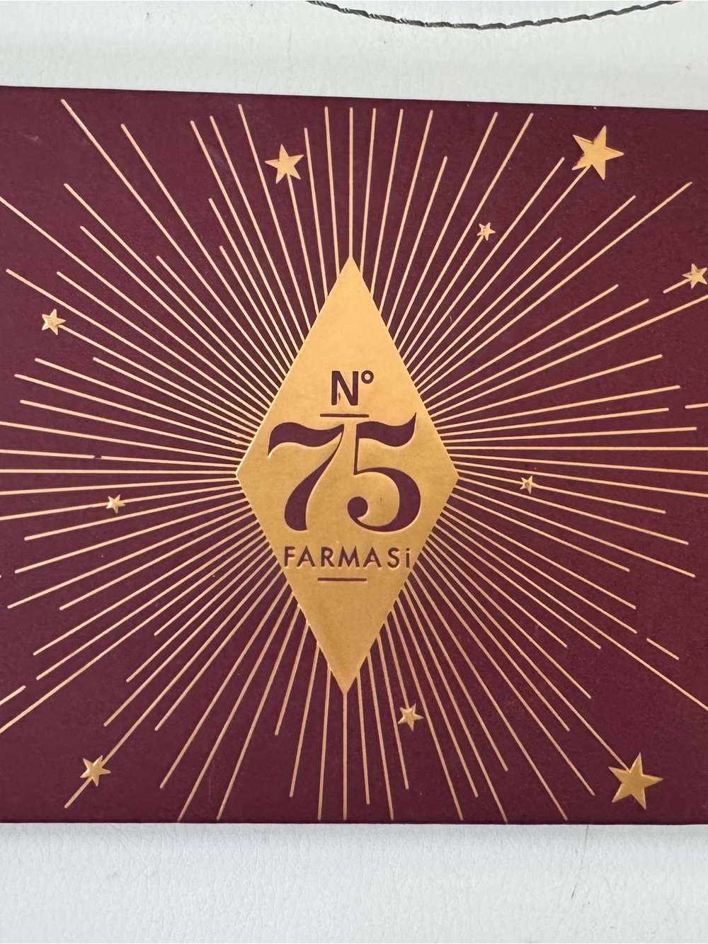 Farmasi Gold and Burgundy No.75 Anniversary Palette